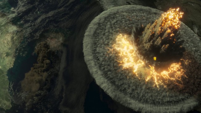 Komet menghantam bumi dalam Film Greenland. [X]